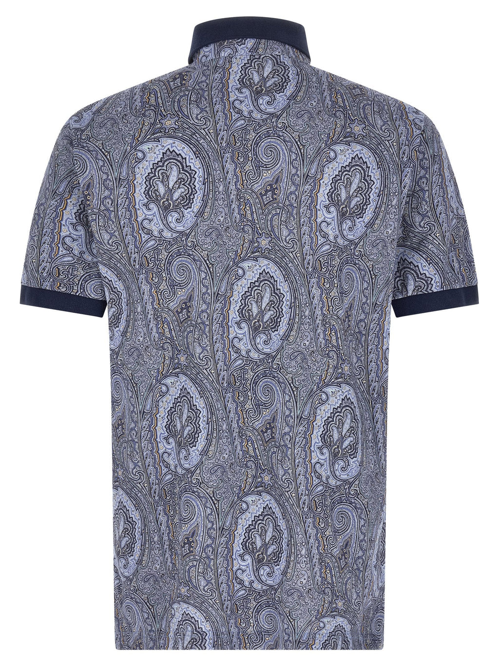 Etro Blue Cotton Polo Shirt