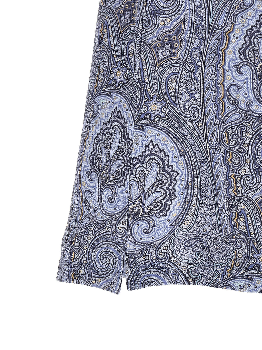 Etro Blue Cotton Polo Shirt