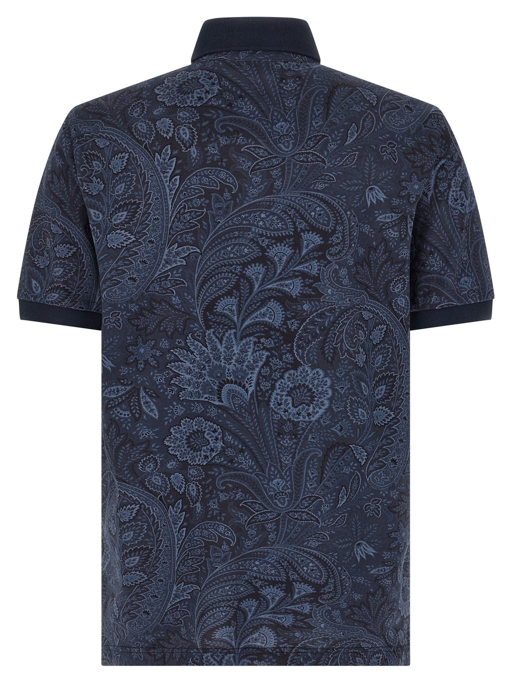 Etro Blue Cotton Polo Shirt