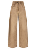 Brunello Cucinelli Beige Cotton Jeans Denim