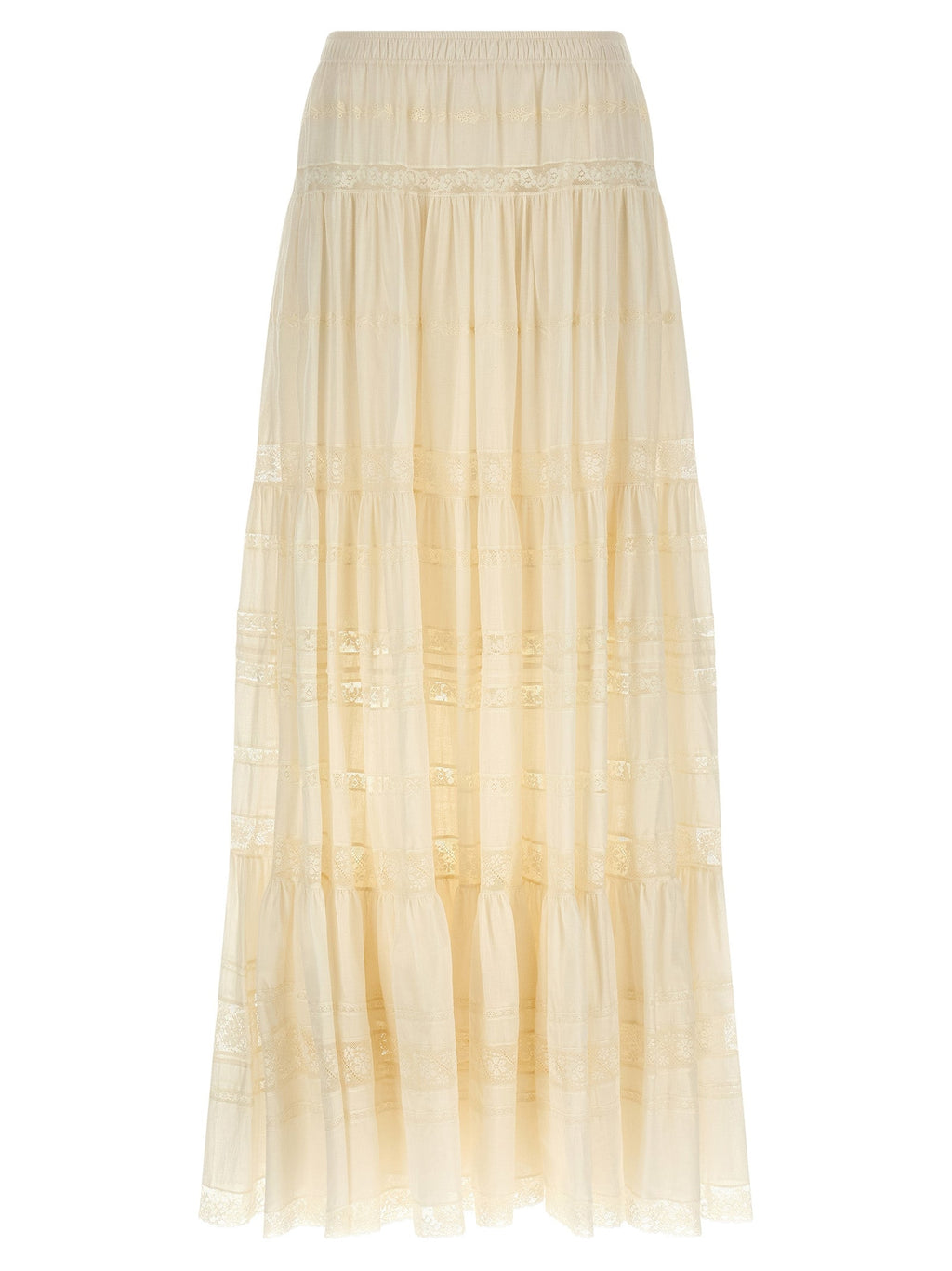 Ermanno Scervino White Cotton Mini Skirt