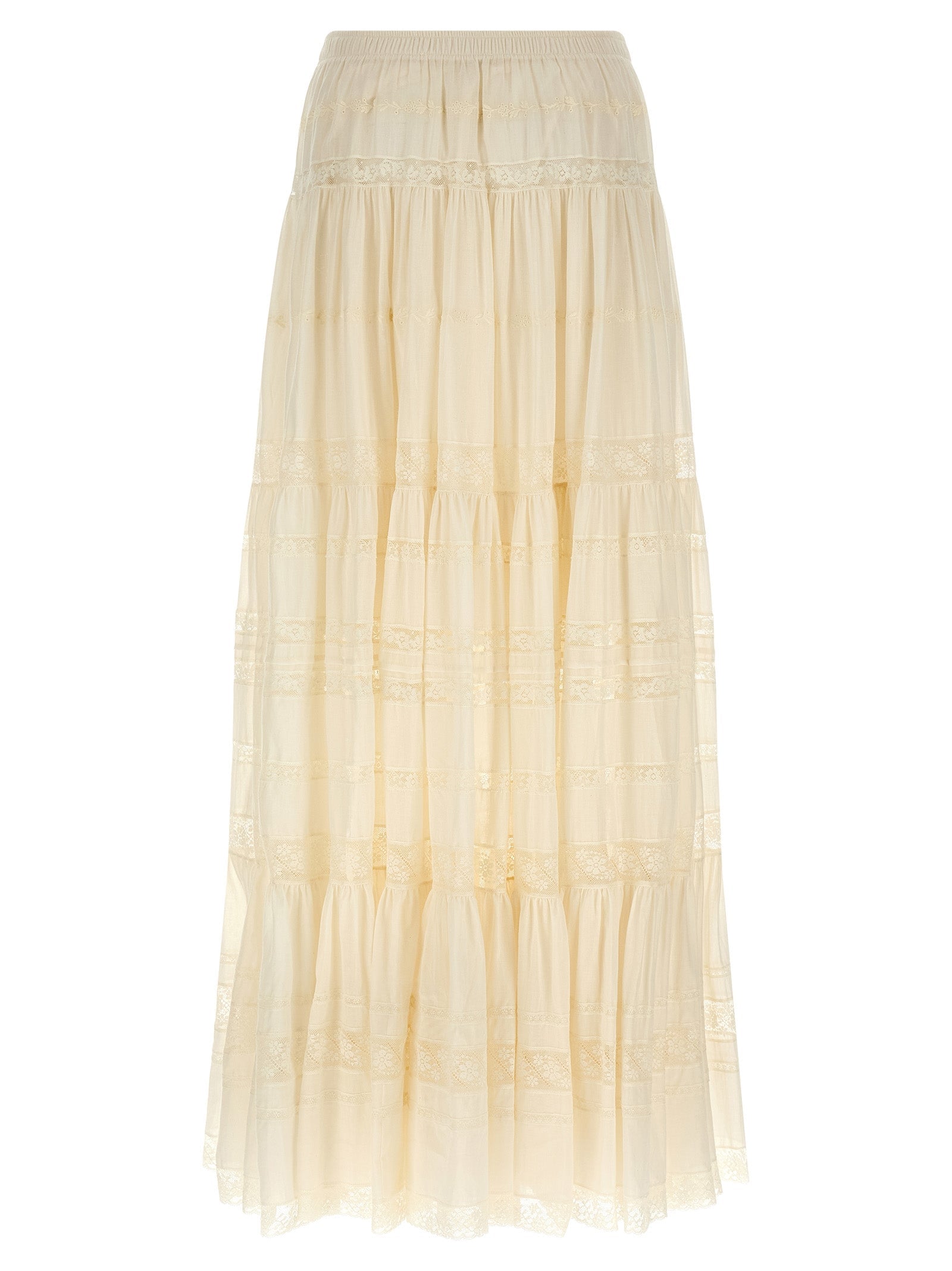 Ermanno Scervino White Cotton Mini Skirt