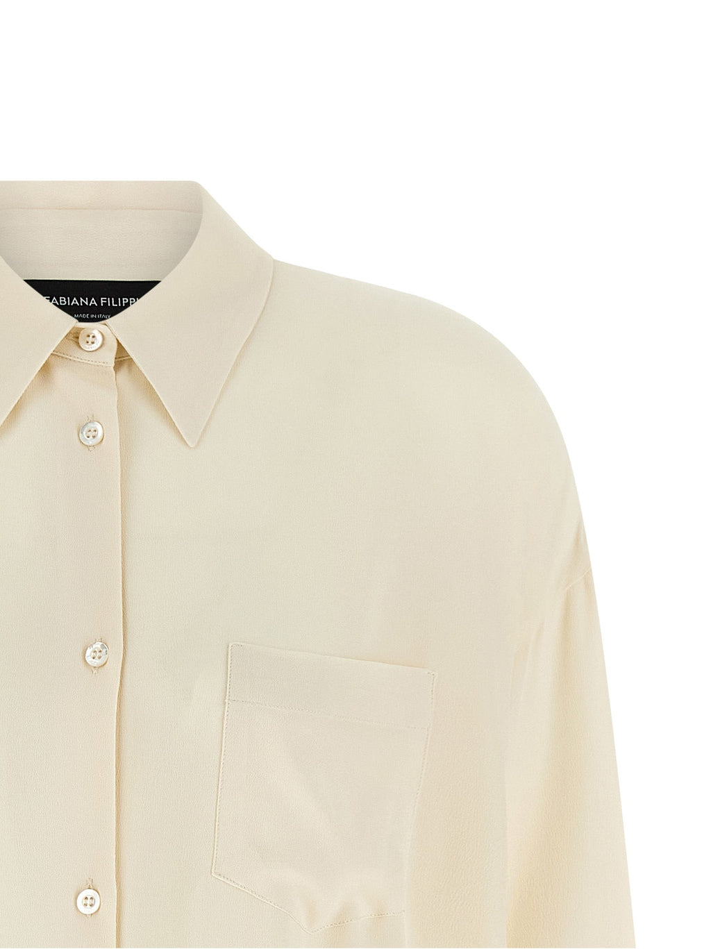 Fabiana Filippi Beige Acetate Blouse