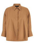 Fabiana Filippi Brown Cotton Blouse