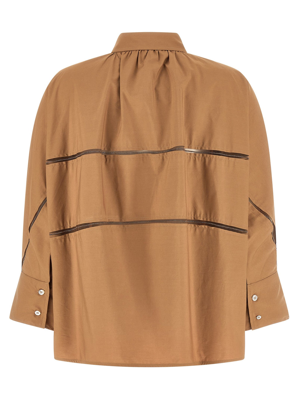 Fabiana Filippi Brown Cotton Blouse