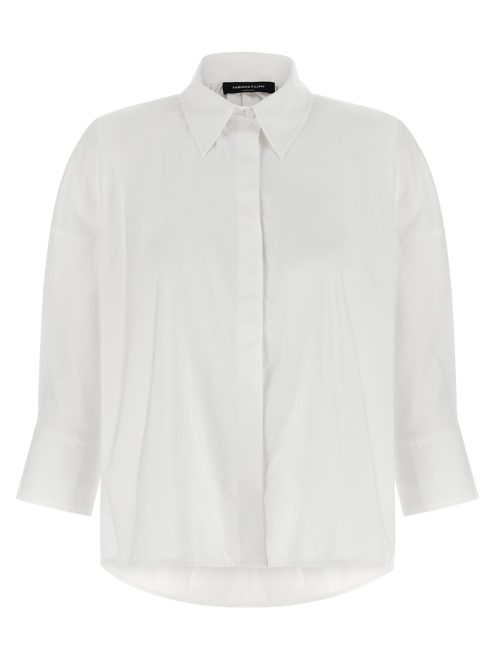 Fabiana Filippi White Cotton Blouse