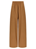 Fabiana Filippi Brown Cotton Casual Pants