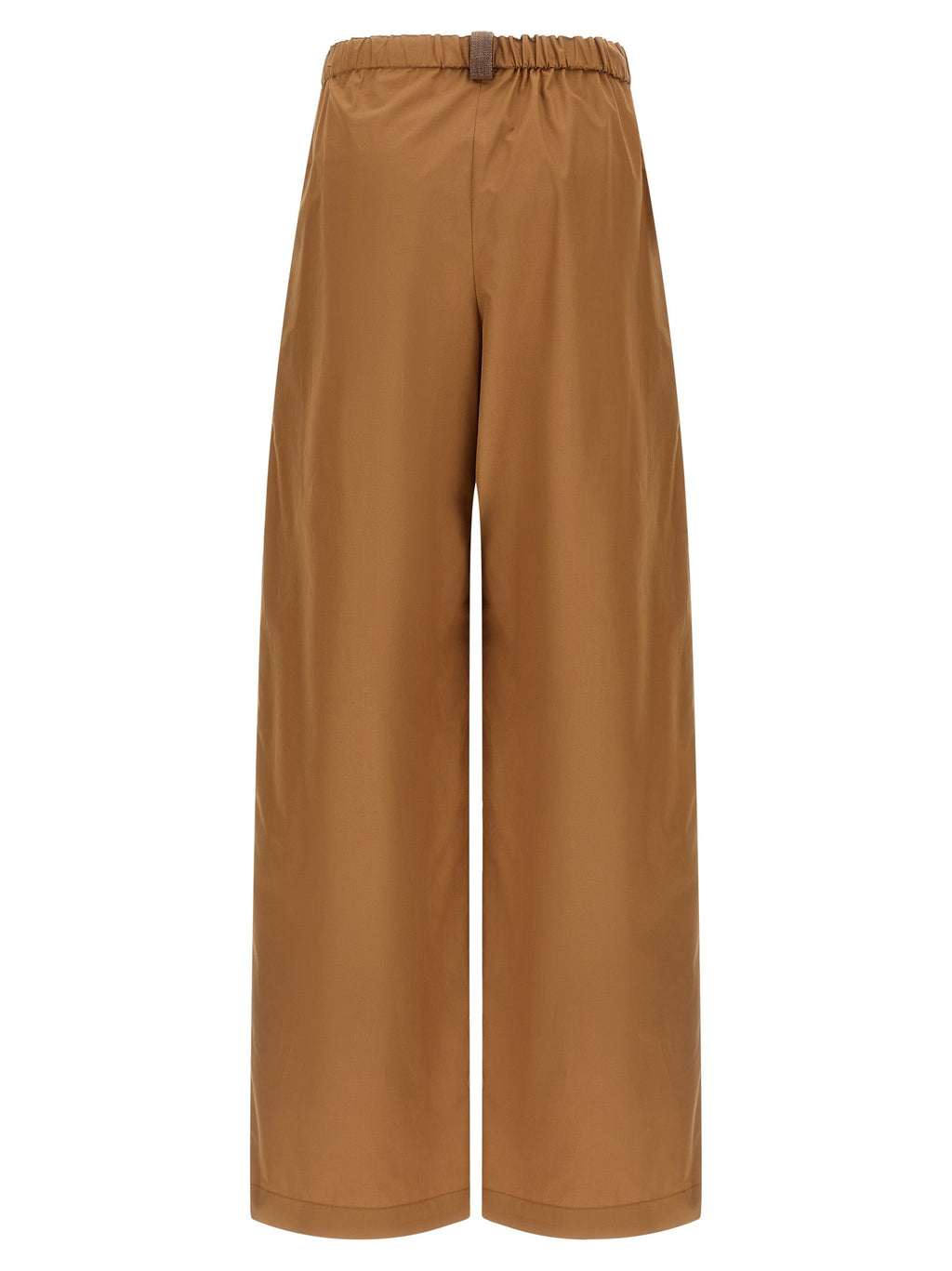 Fabiana Filippi Brown Cotton Casual Pants
