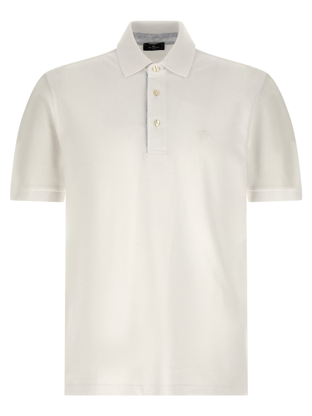 Etro White Cotton Polo Shirt