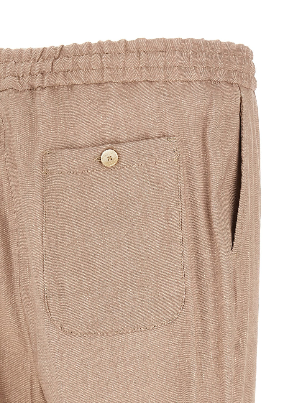 Etro Beige Linen Joggers (Workout Pants)