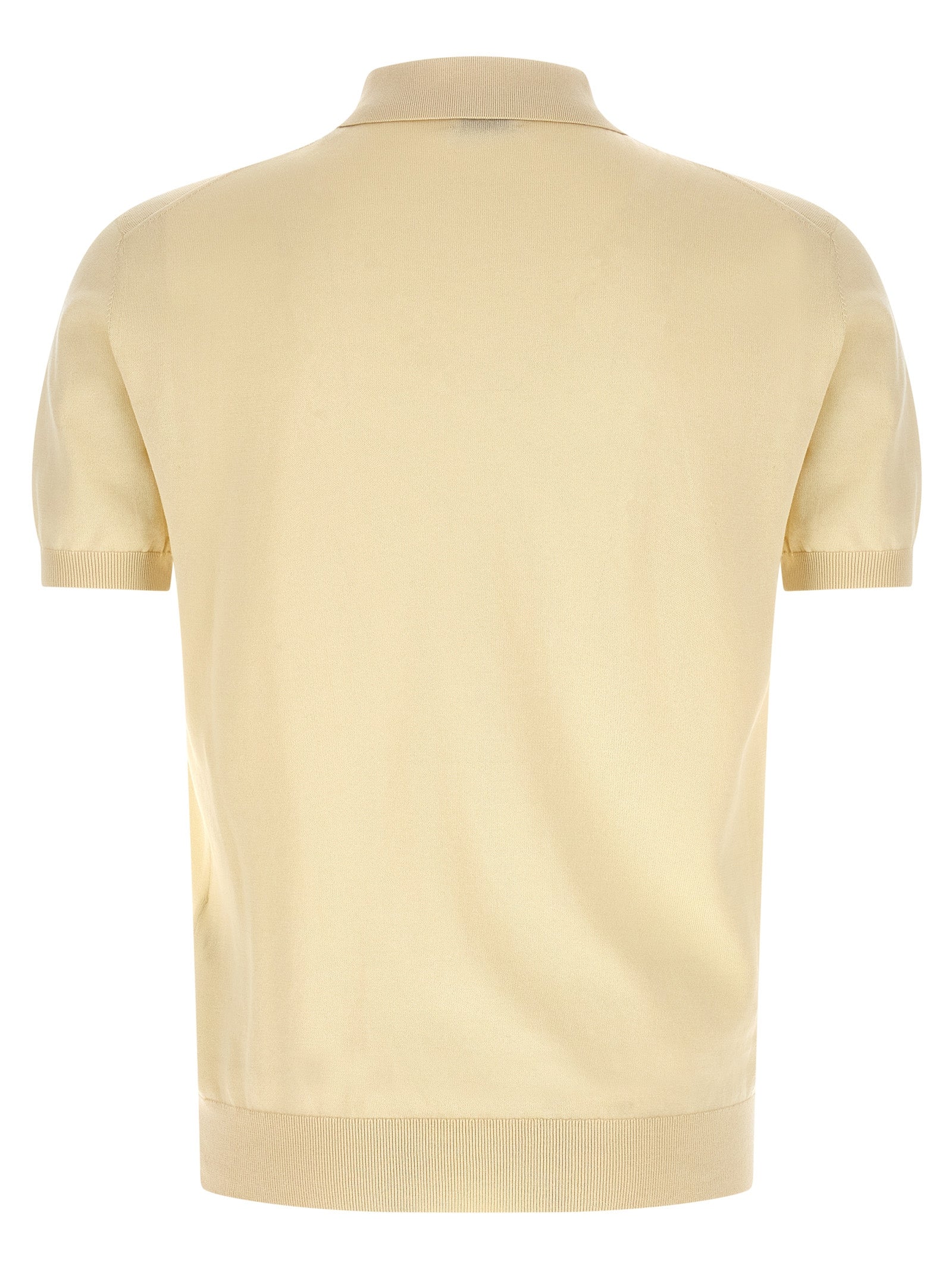 Etro Beige Cotton Polo Shirt