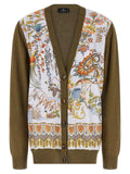 Etro Bicolor Cotton Cardigan