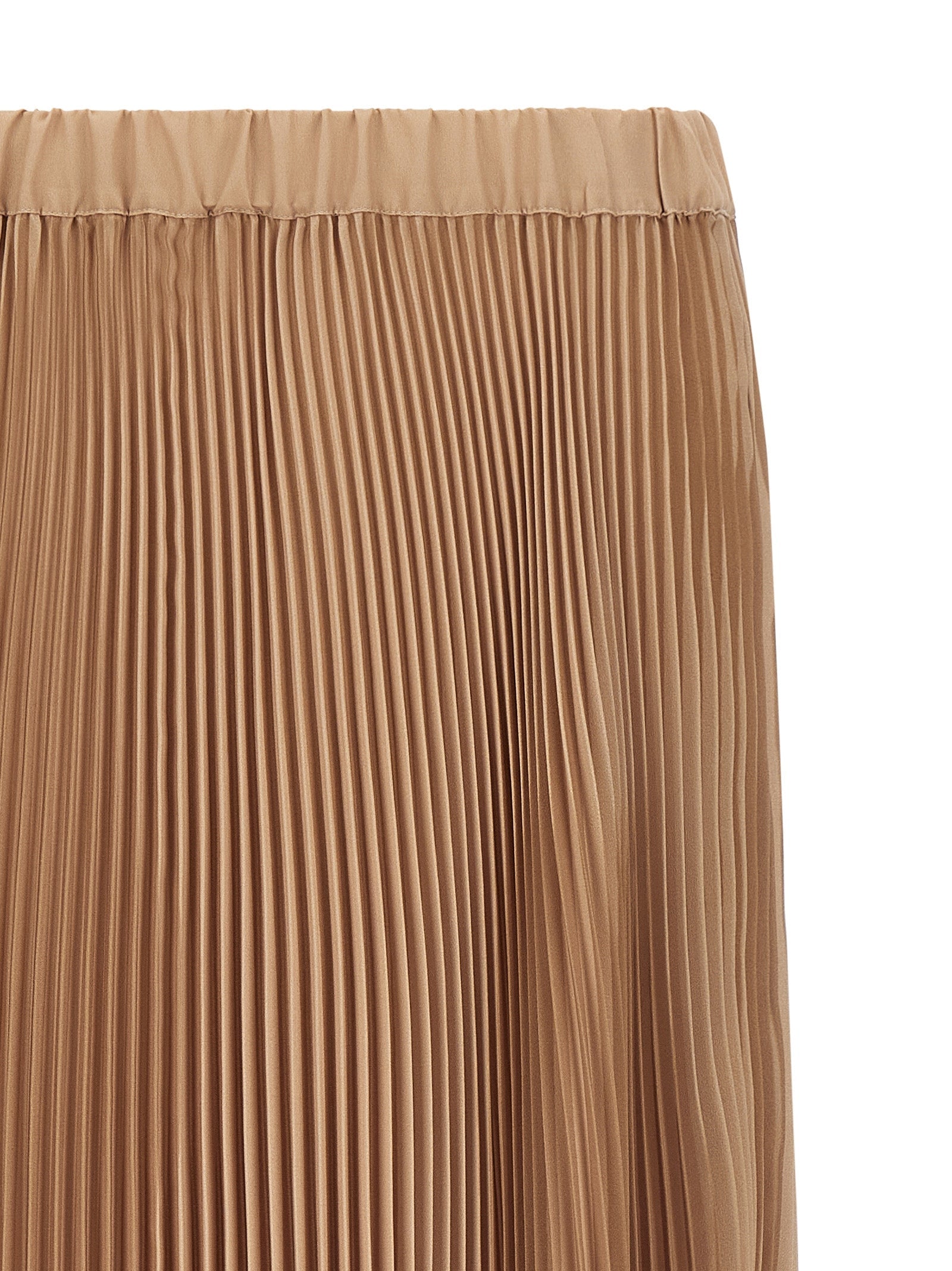 Fabiana Filippi Beige Polyester Midi Skirt