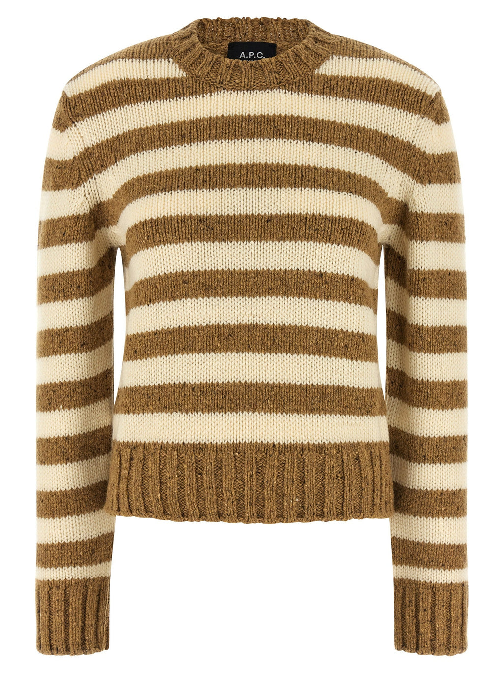 A.P.C. Brown Virgin Wool Cardigan