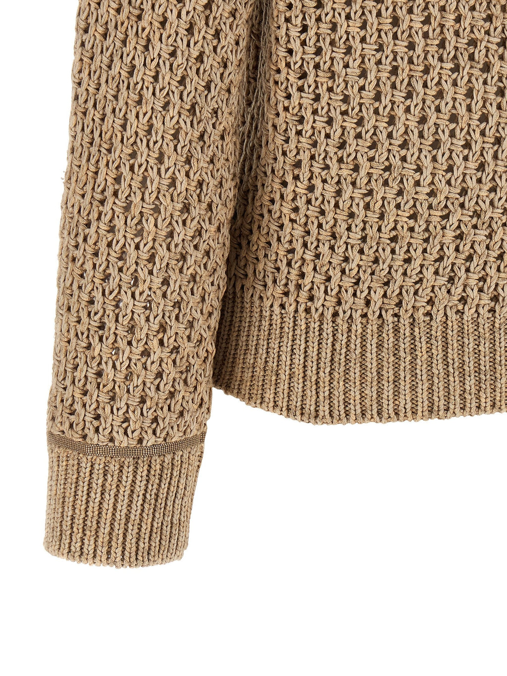 Fabiana Filippi Brown Cotton Cardigan