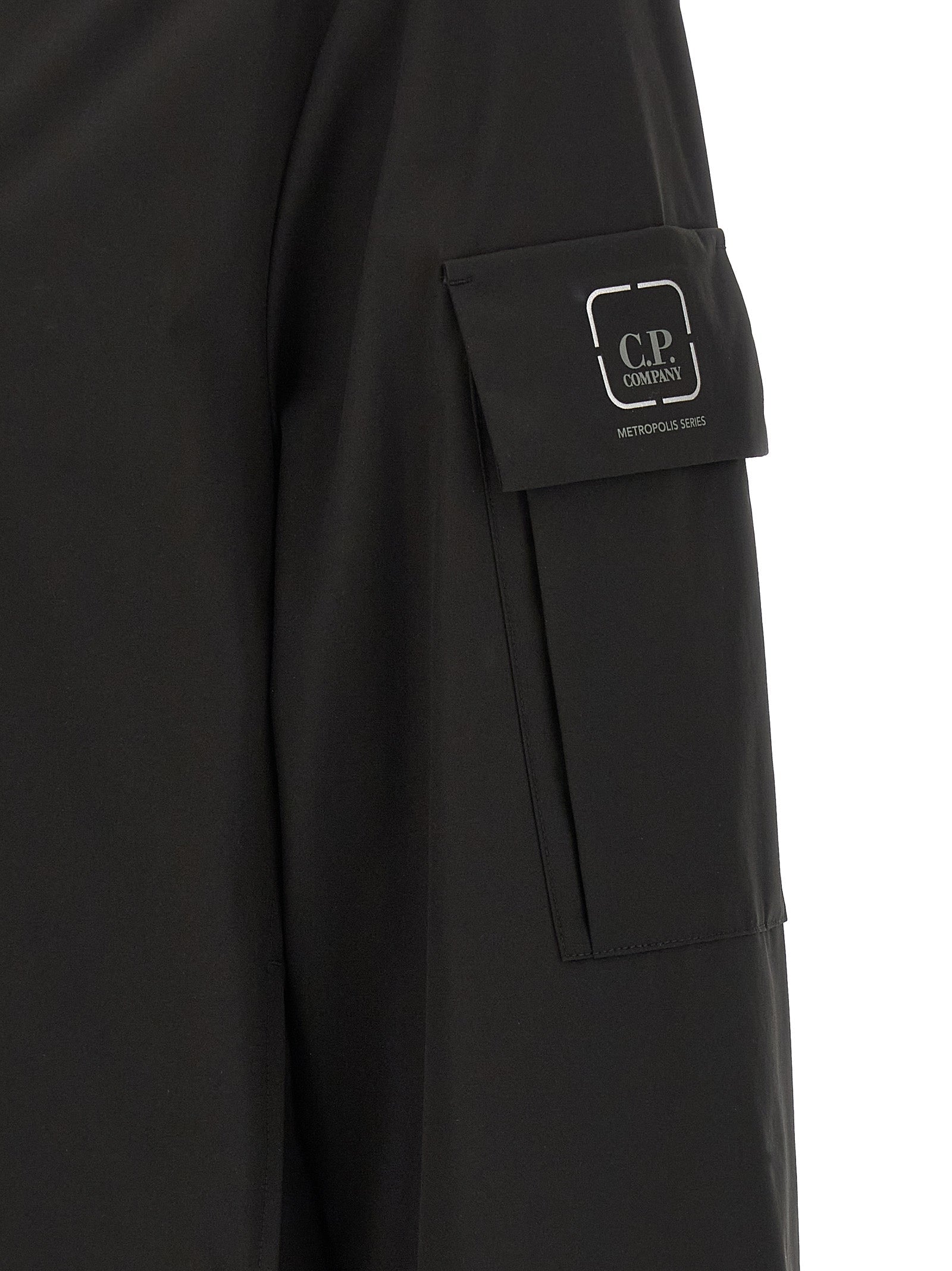 C.P. Company Black Polyester Blouse