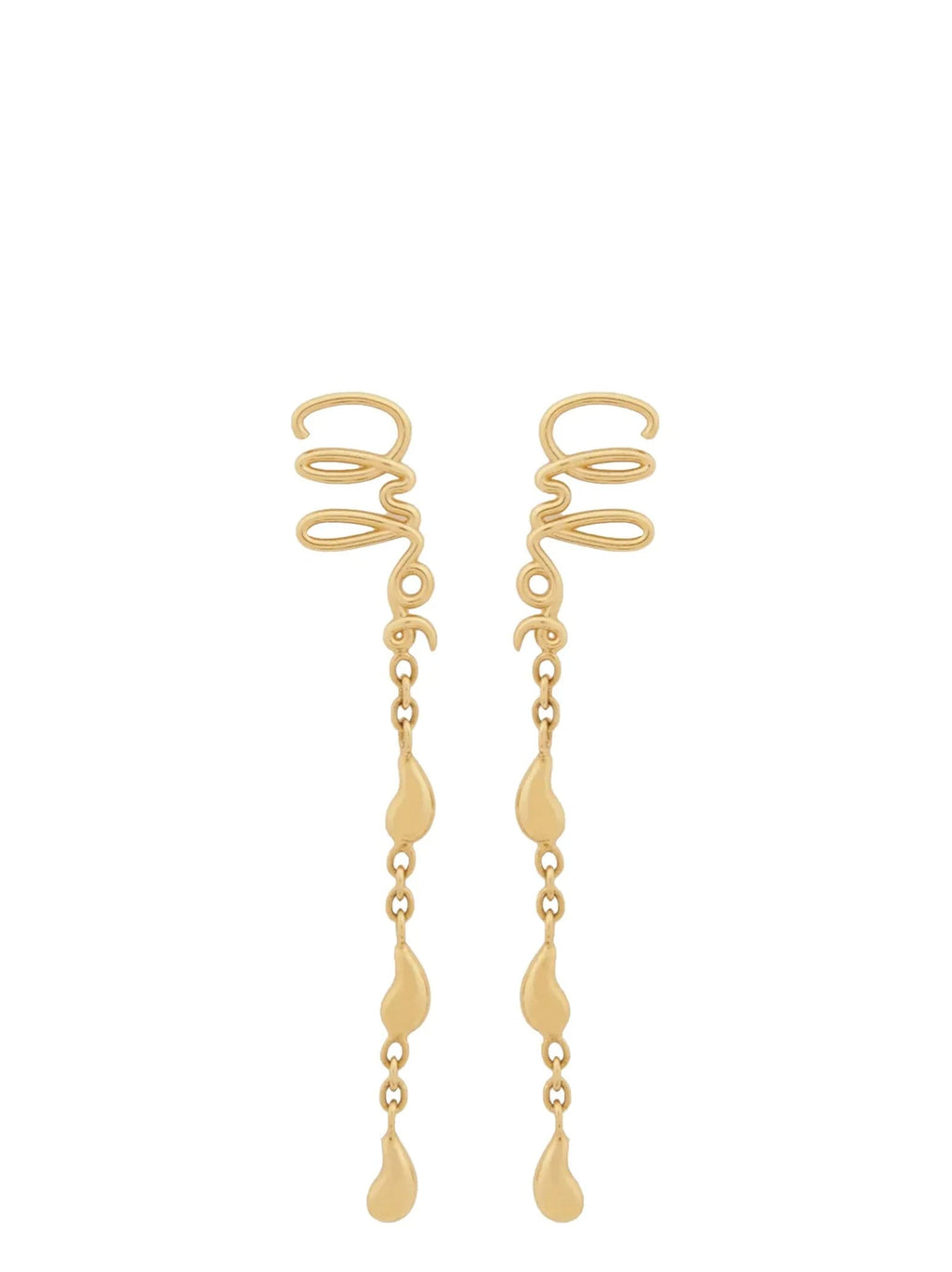 Chloé Gold Brass Earrings