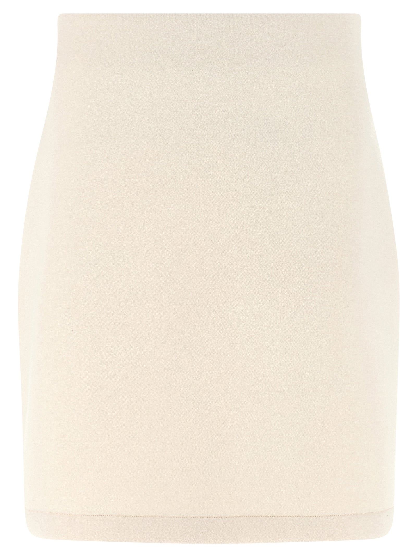 Fabiana Filippi Beige Modal Long Skirt