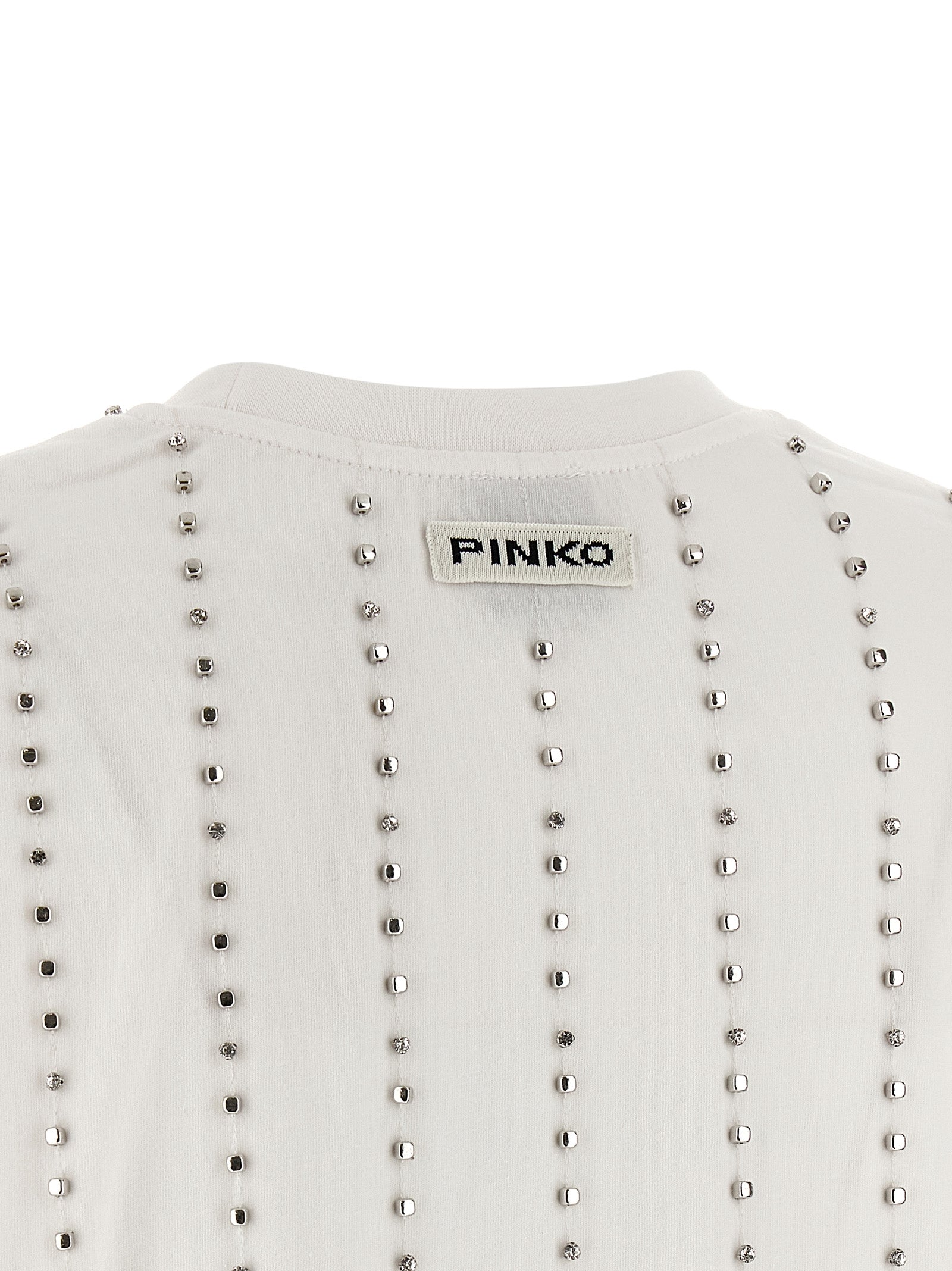 PINKO White Cotton T-Shirt