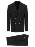 Pal Zileri Black Wool Two-Piece Suit