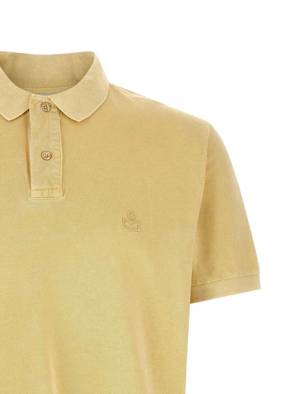 Isabel Marant Bicolor Cotton Polo Shirt