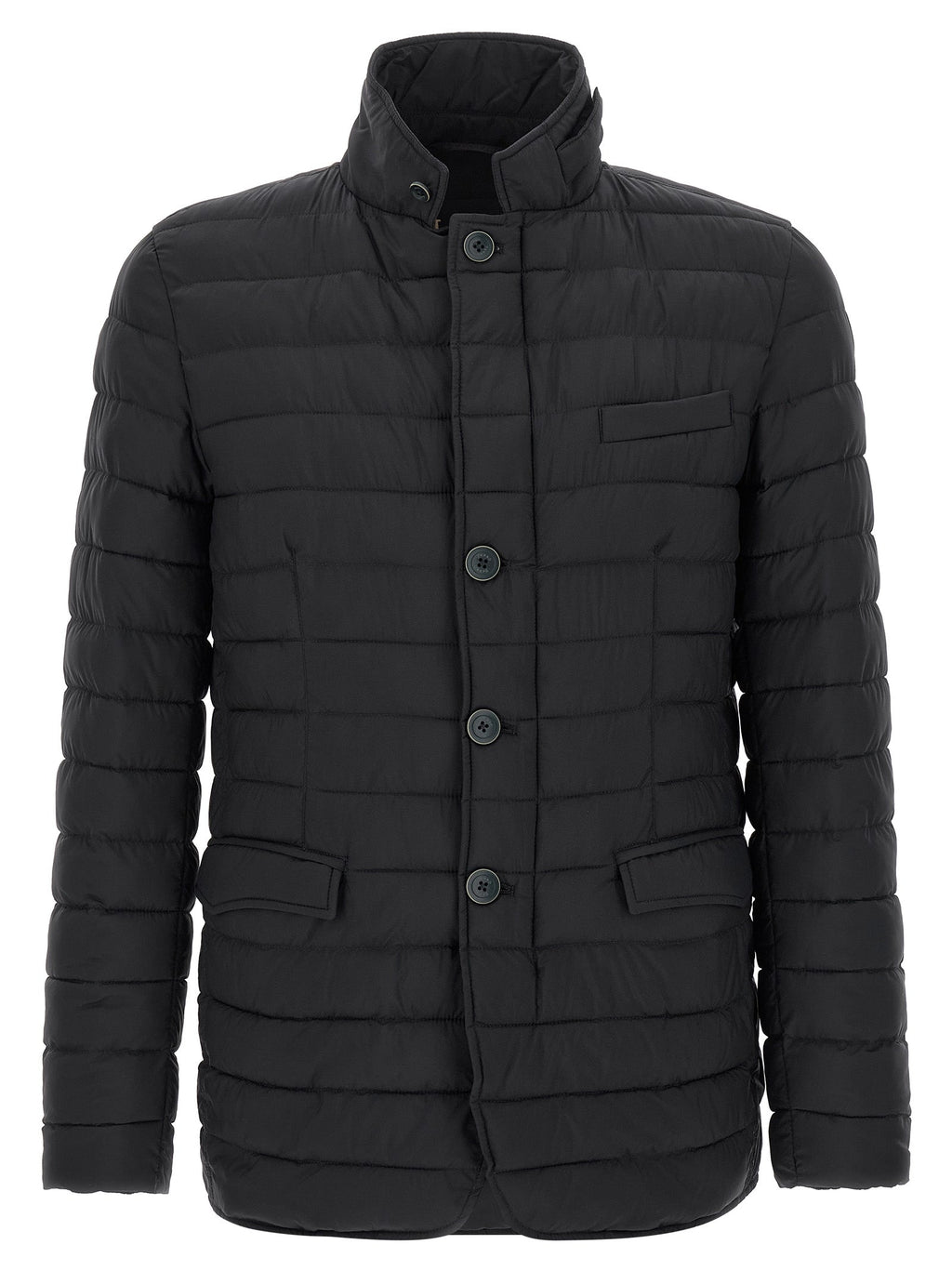 Herno Blue Polyamide Full-Length Jacket