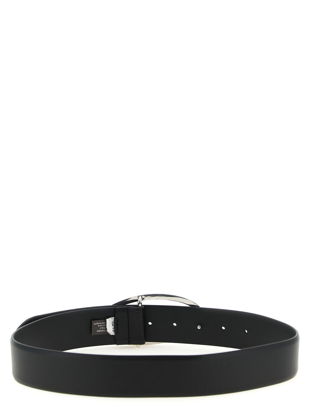 Diesel Black Leather Regular Belt