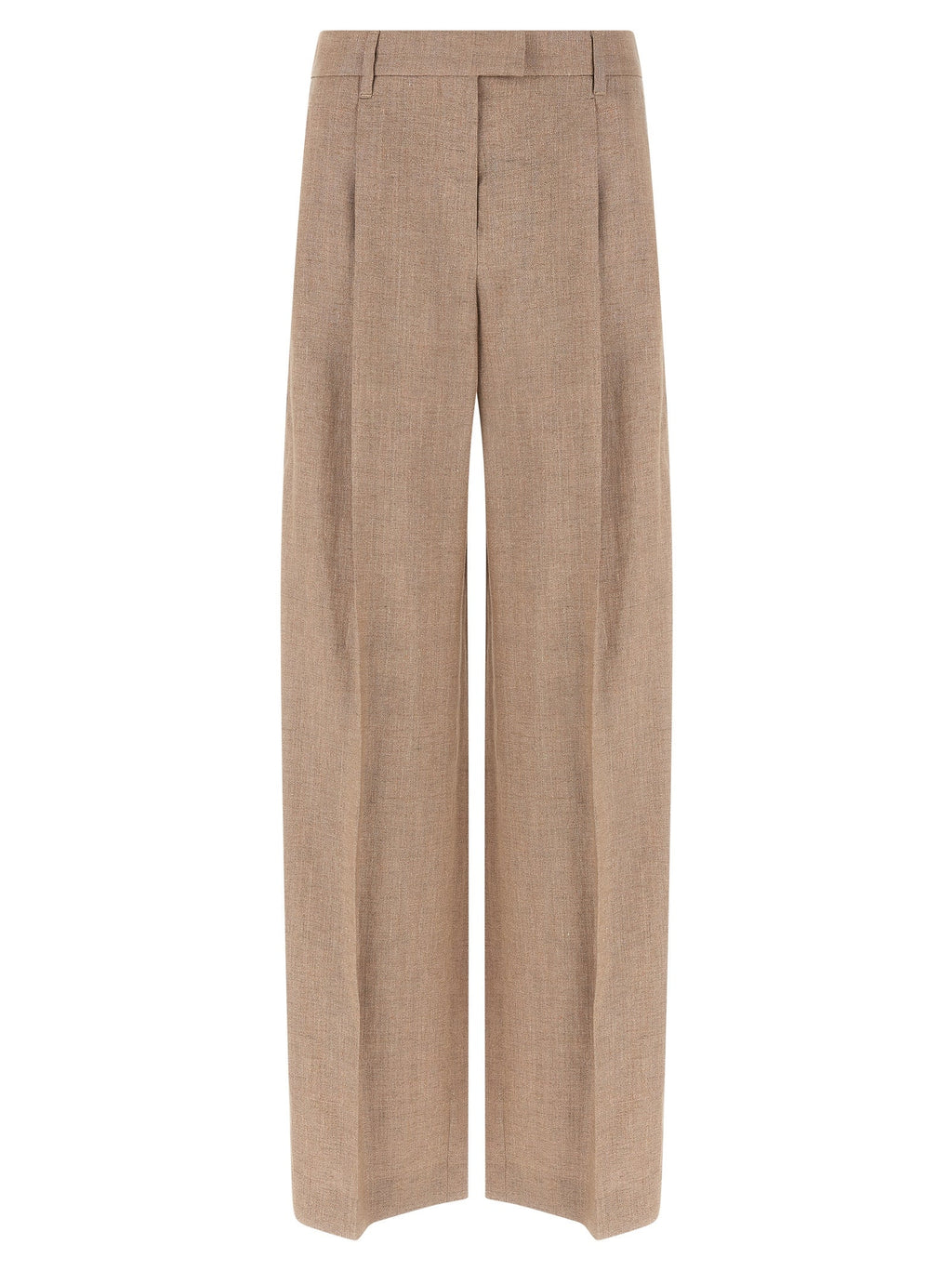 Brunello Cucinelli Multicolor Linen Flared Pants