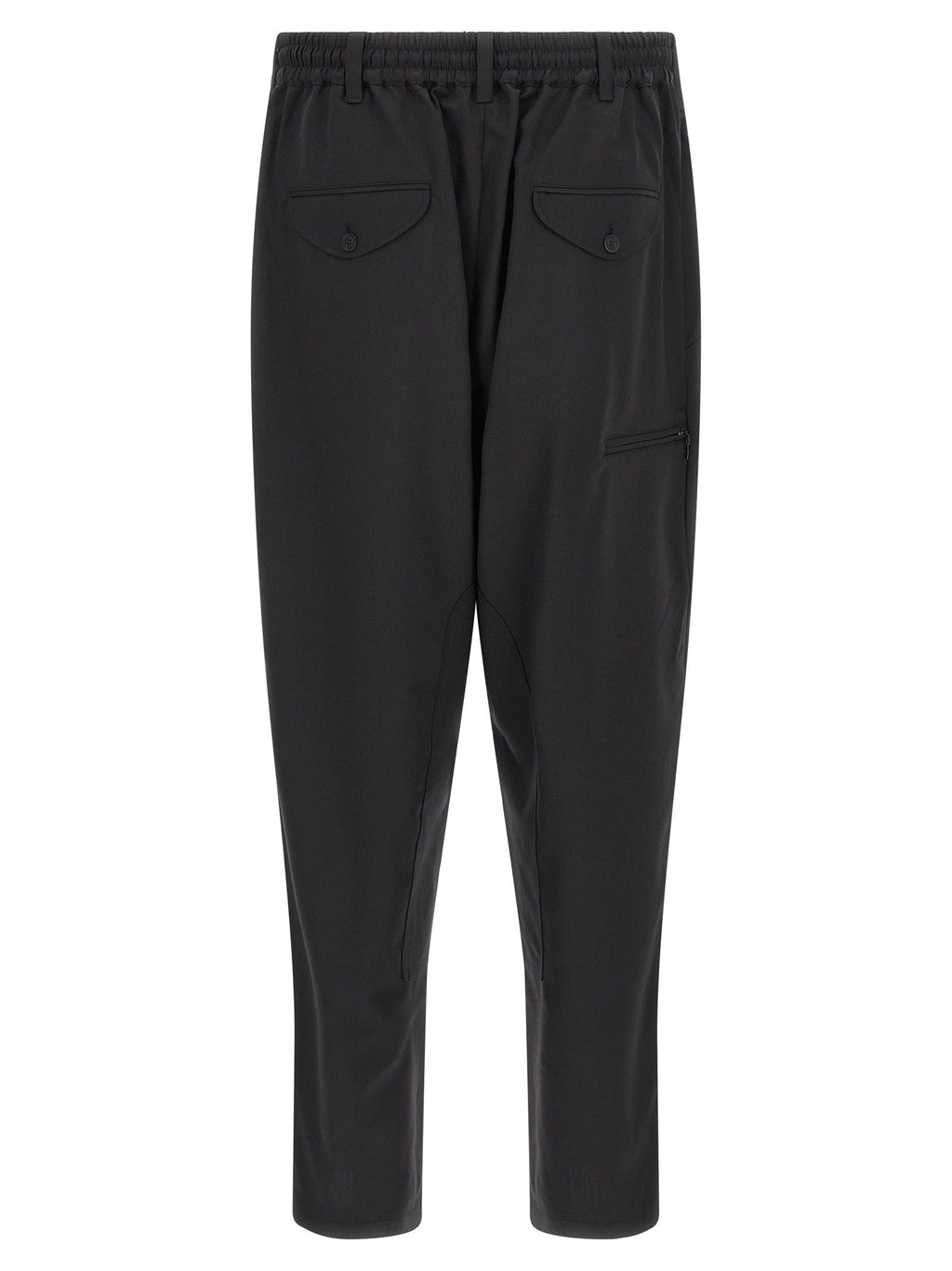 Y-3 Black Polyester Casual Pants