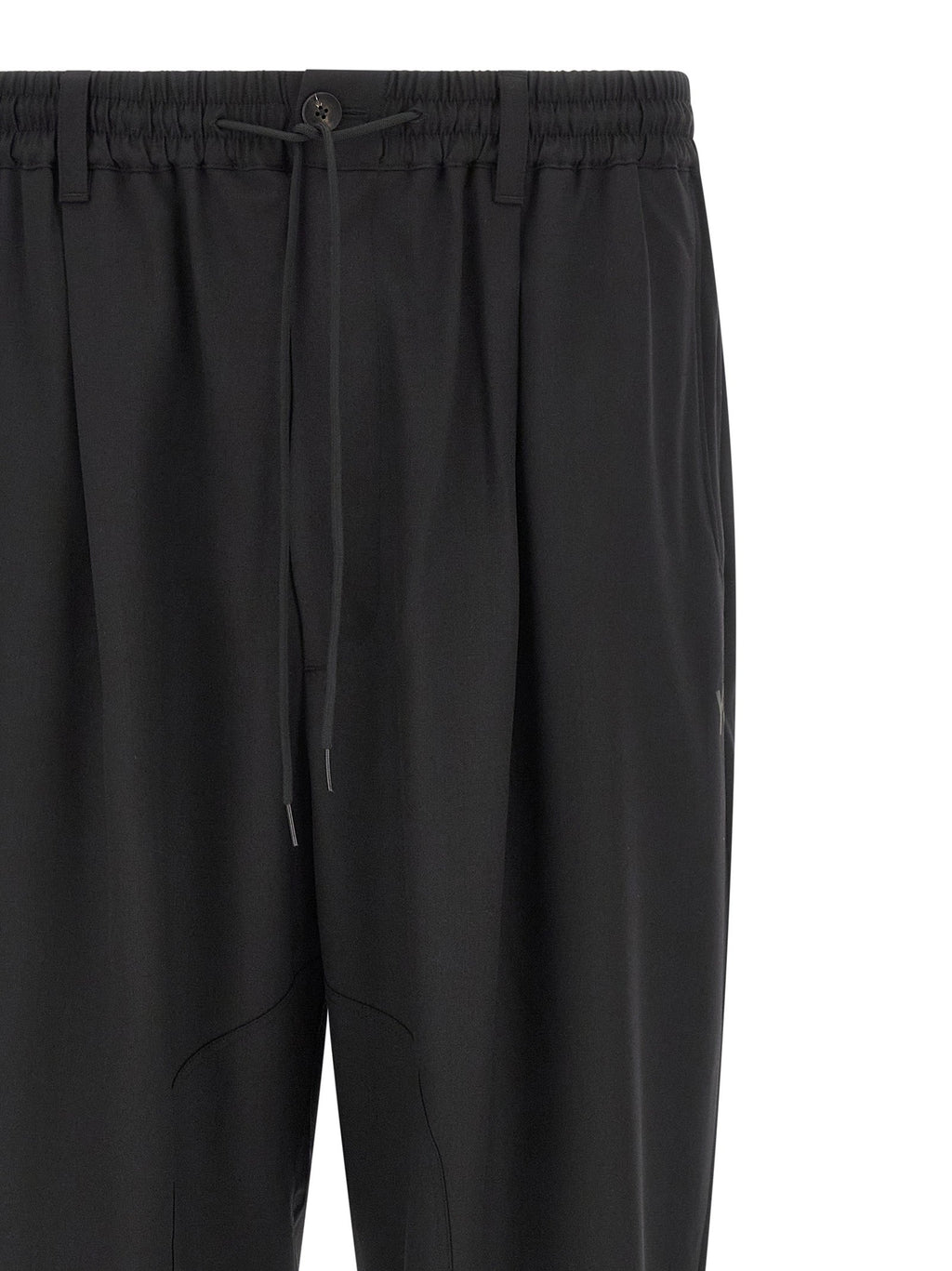 Y-3 Black Polyester Casual Pants