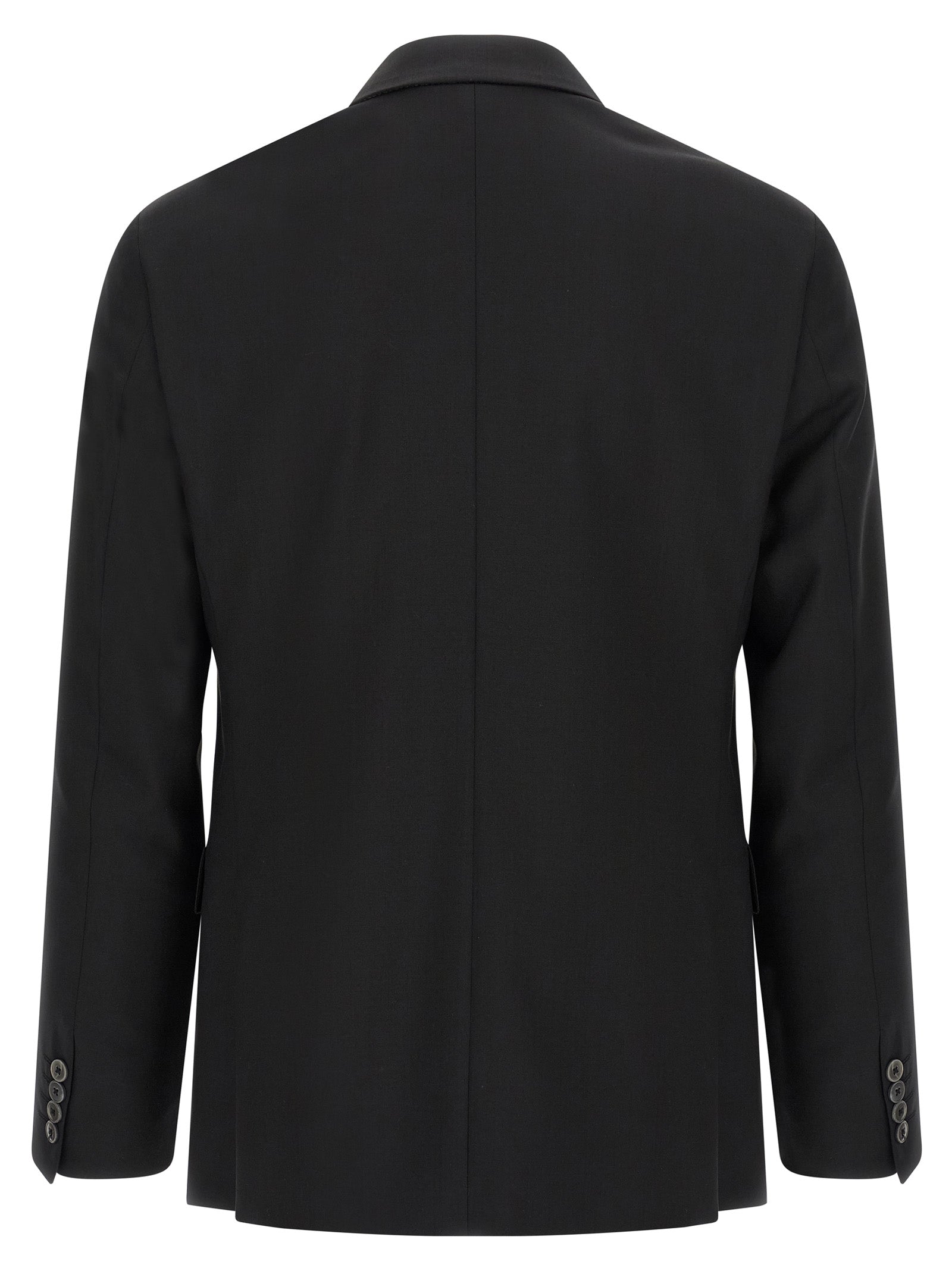 Pal Zileri Black Wool Two-Piece Suit