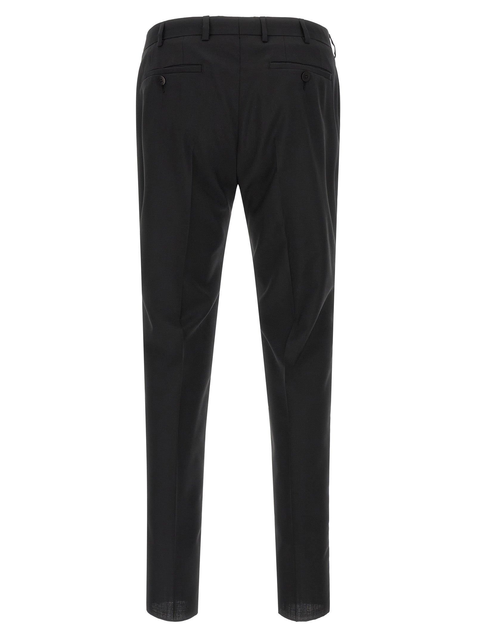 Pal Zileri Black Wool Two-Piece Suit