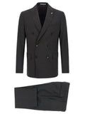 Pal Zileri Gray Viscose Two-Piece Suit