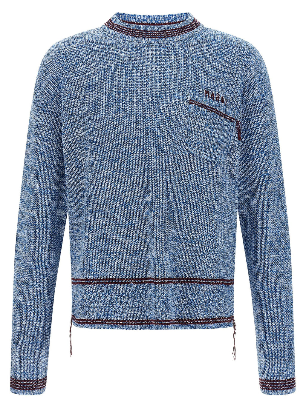 Marni Blue Cotton Cardigan