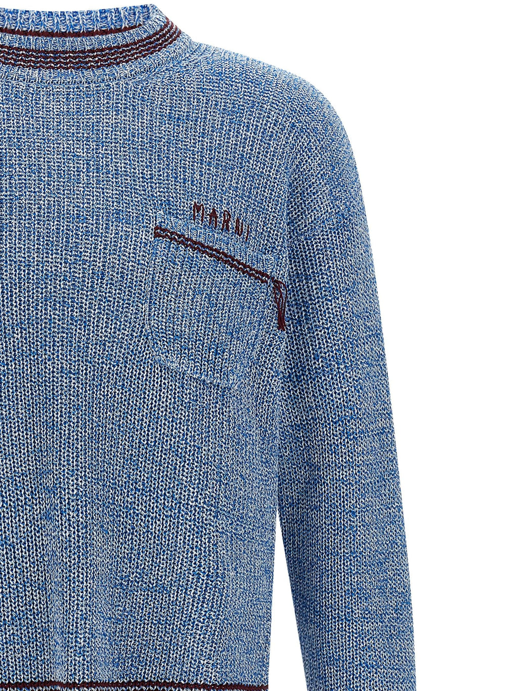 Marni Blue Cotton Cardigan