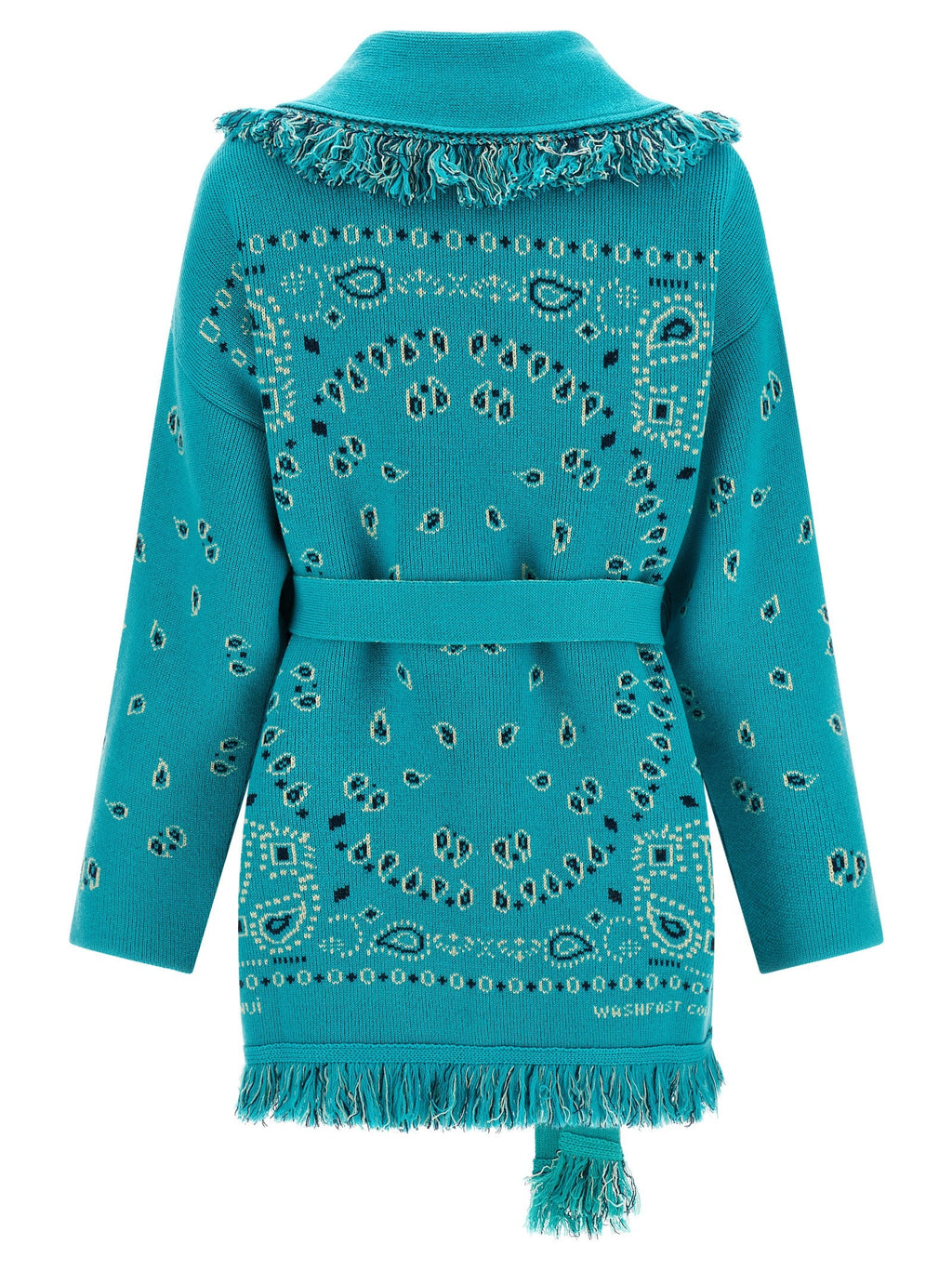 Alanui Blue Cashmere Cardigan