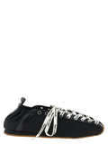 Ganni Black Polyamide Ballet Flats