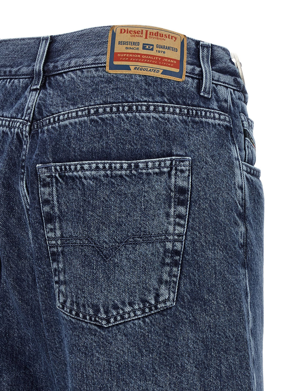 Diesel Blue Cotton Jeans Denim