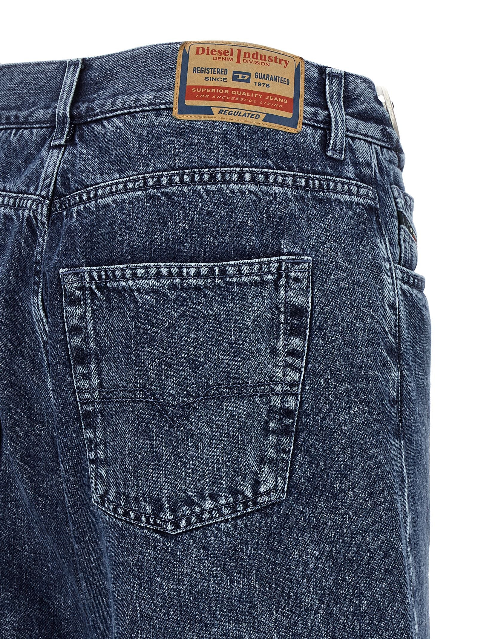 Diesel Blue Cotton Jeans Denim