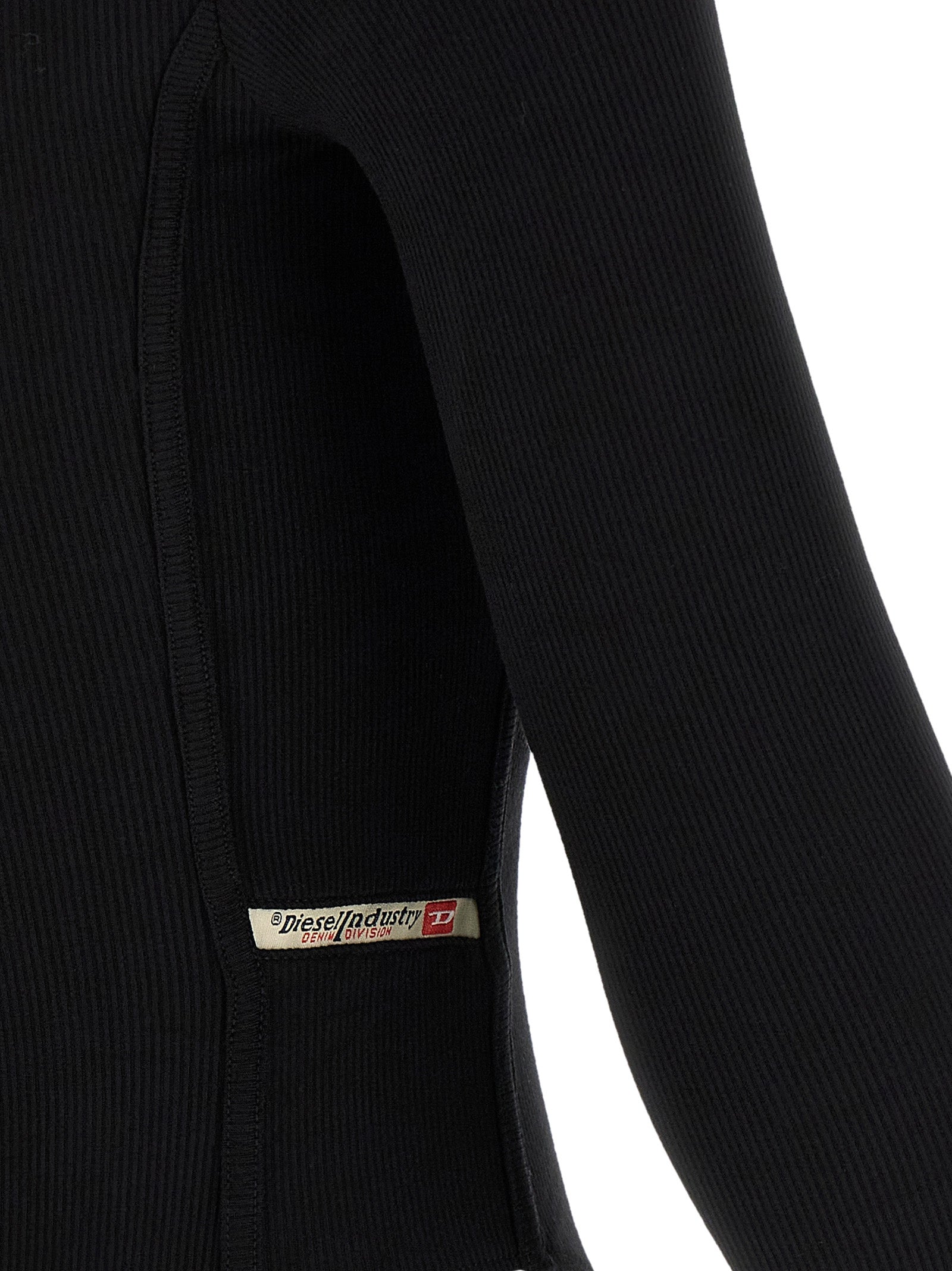 Diesel Black Viscose Bodysuit