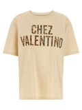 Valentino Garavani Beige Cotton T-Shirt