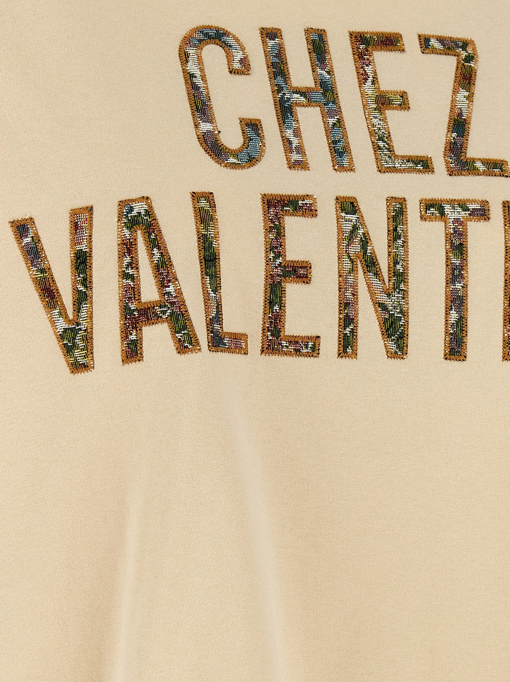 Valentino Garavani Beige Cotton T-Shirt