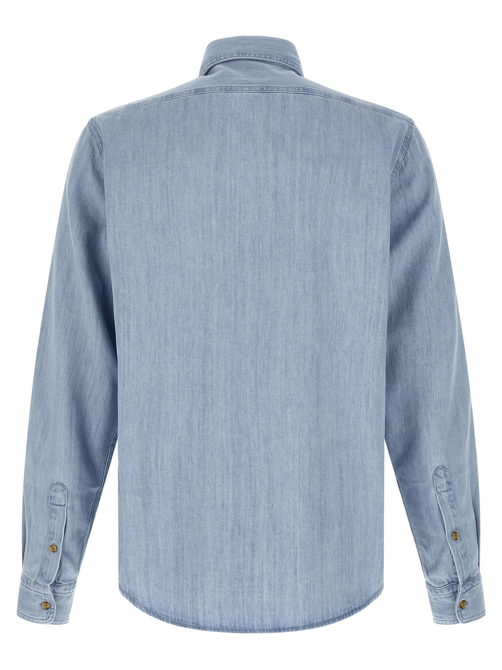 Hugo Boss Blue Cotton Blouse