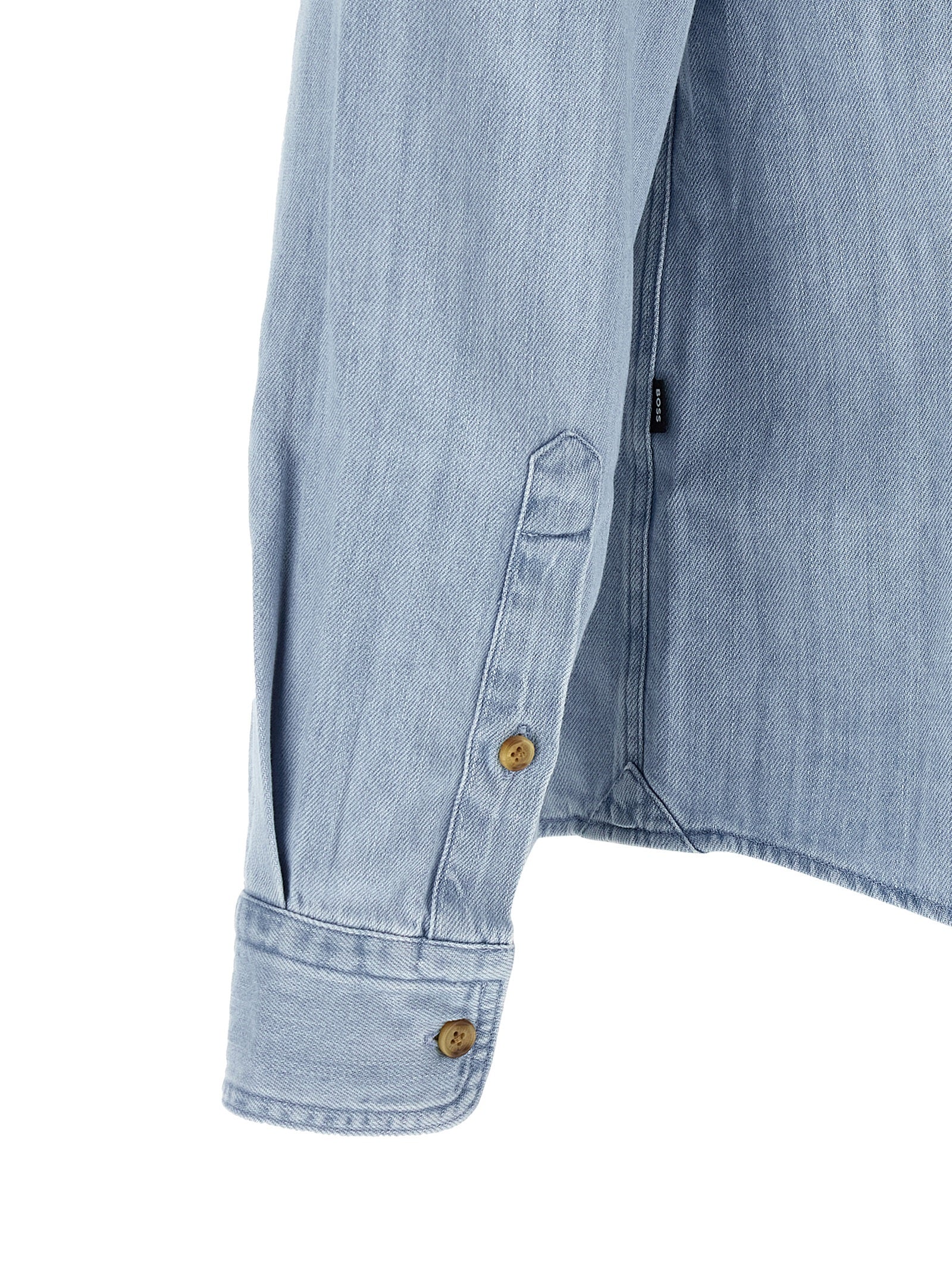 Hugo Boss Blue Cotton Blouse