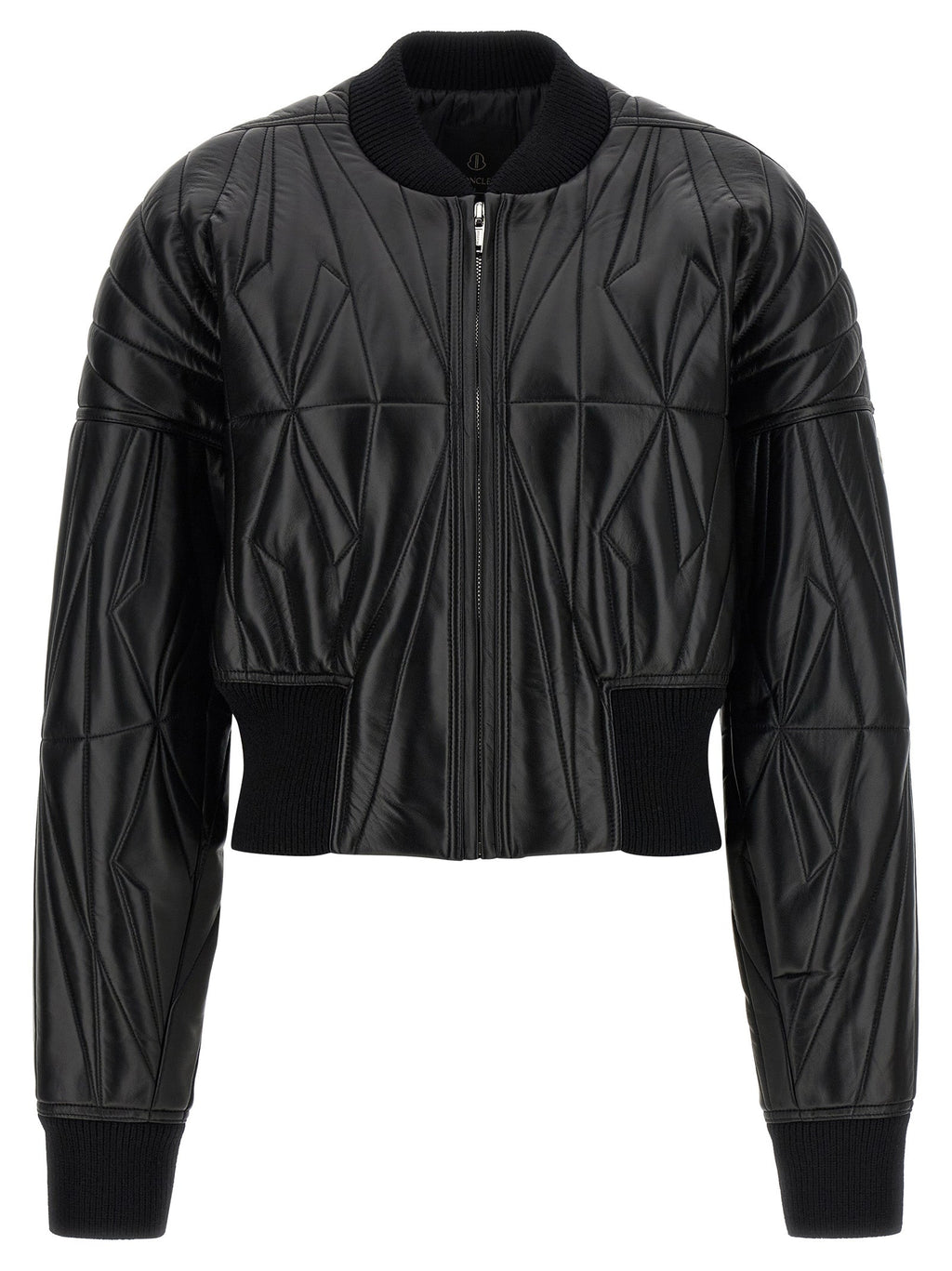 Rick Owens Black Lamb Leather Leather Jacket