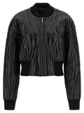 Rick Owens Black Lamb Leather Leather Jacket