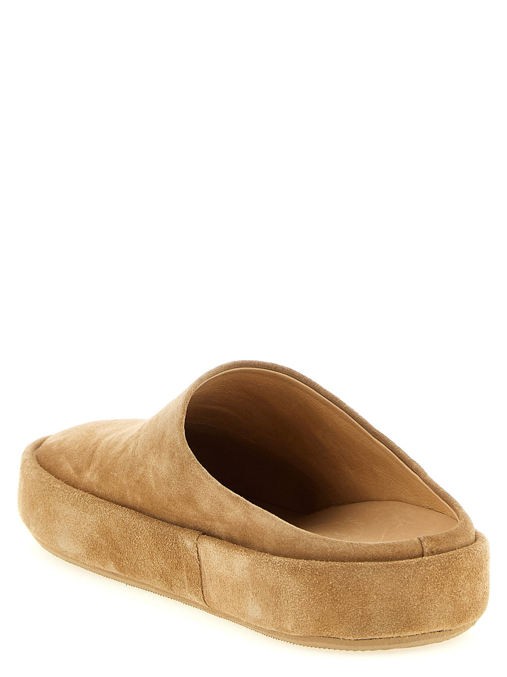 Marsell Beige Calfskin Mules