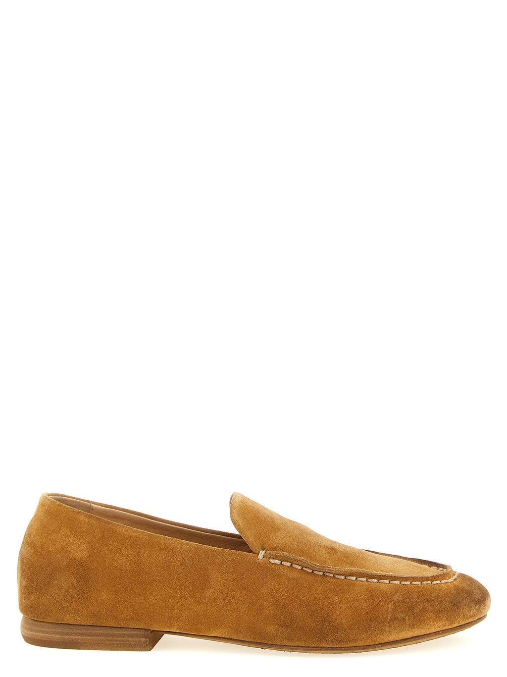 Marsell Brown Calfskin Slip-On Loafers