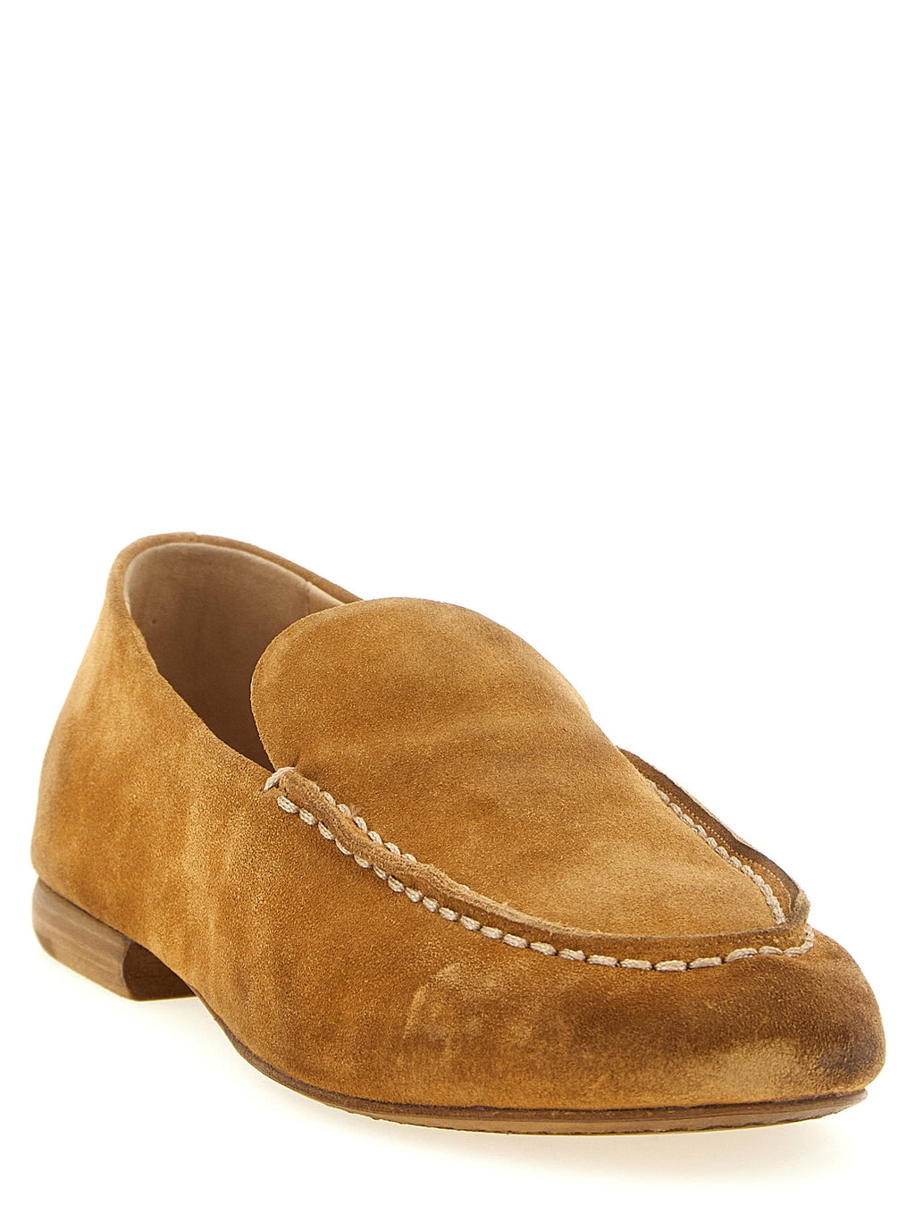 Marsell Brown Calfskin Slip-On Loafers