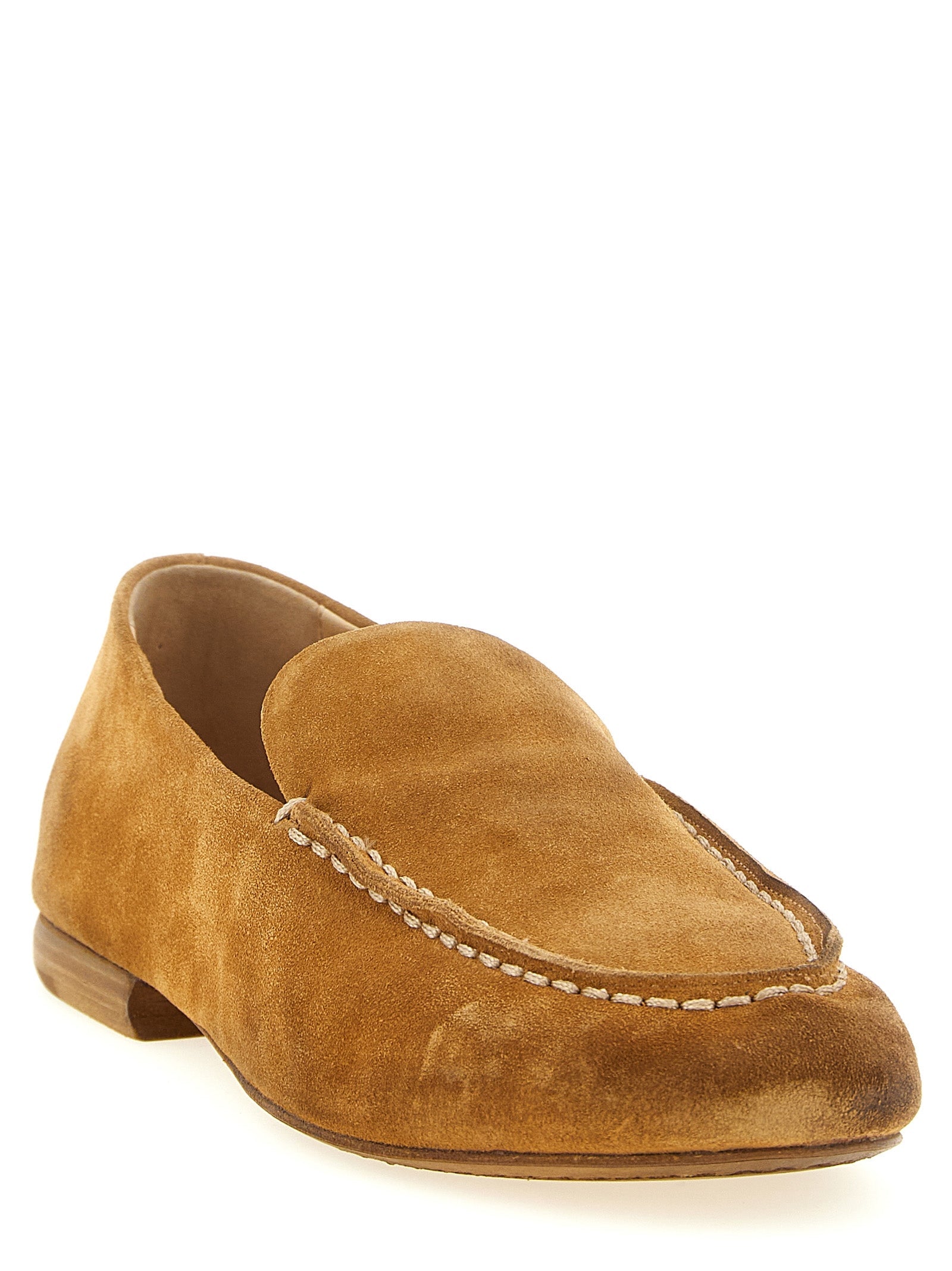 Marsell Brown Calfskin Slip-On Loafers